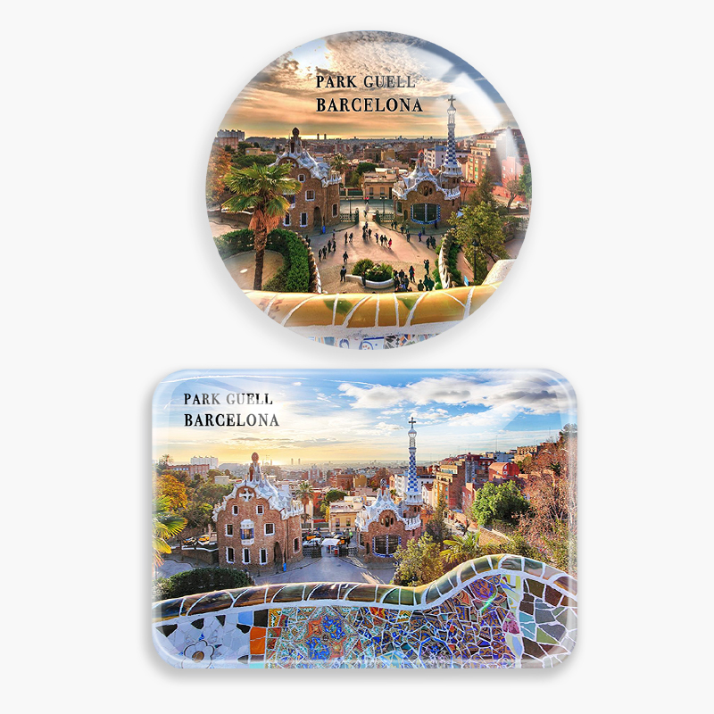 Home Barcelona - Park Guell Barcelona Magnet Kulkas Spanyol