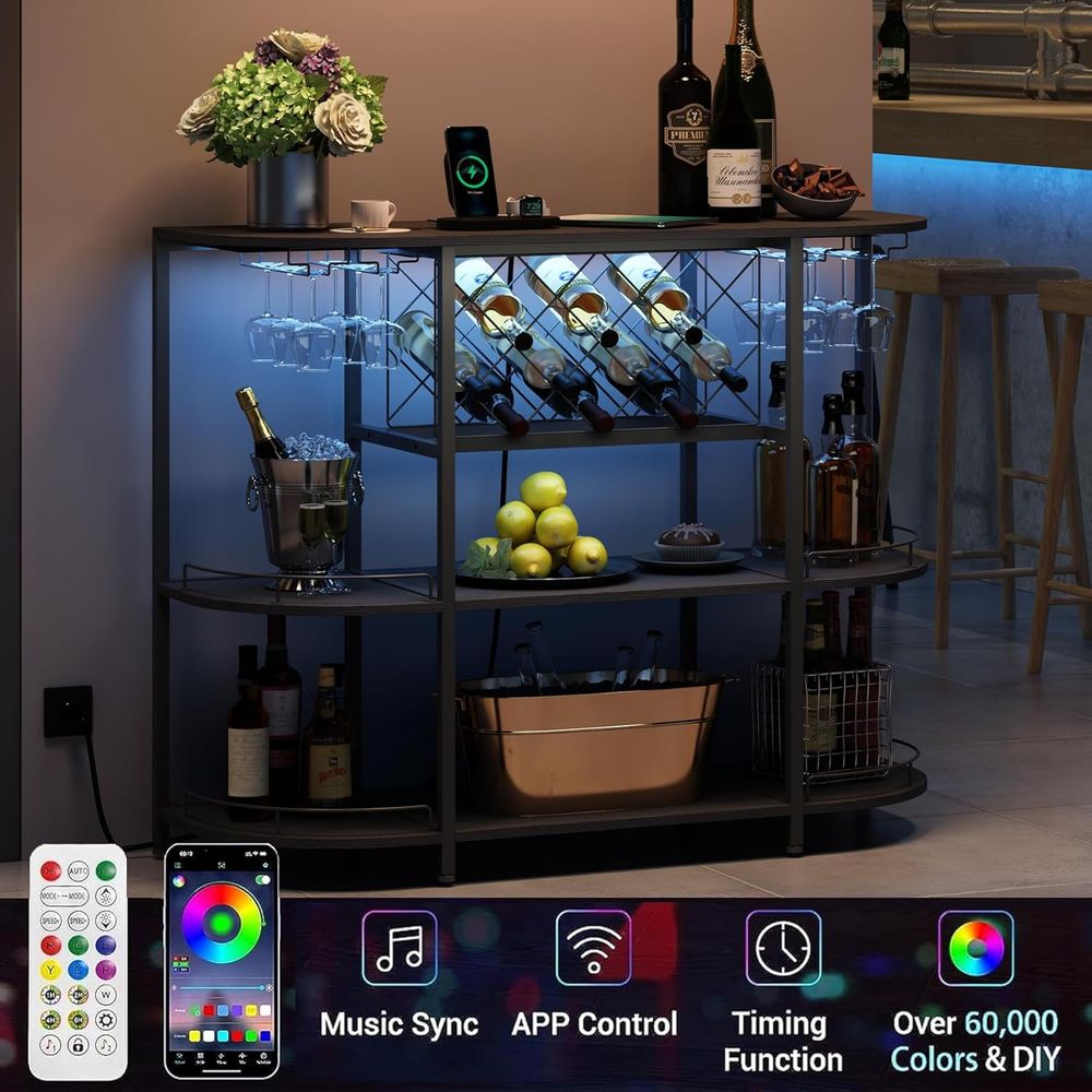 Meja Kopi 3-Tingkat Warna Hita - Home Bar And Kitchen ulasan dan harga