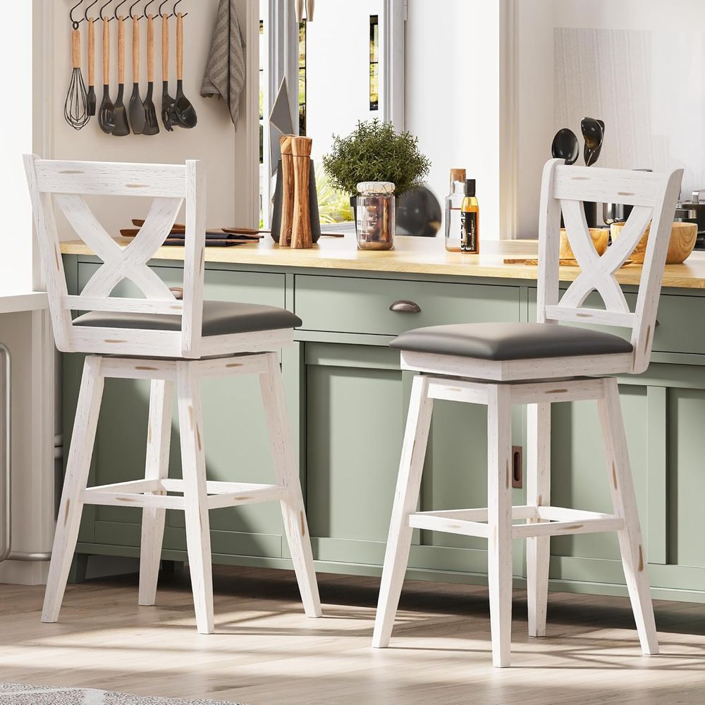 Set Kursi Bar Putar 2 Buah, Ti - Home Bar Stools ulasan dan harga
