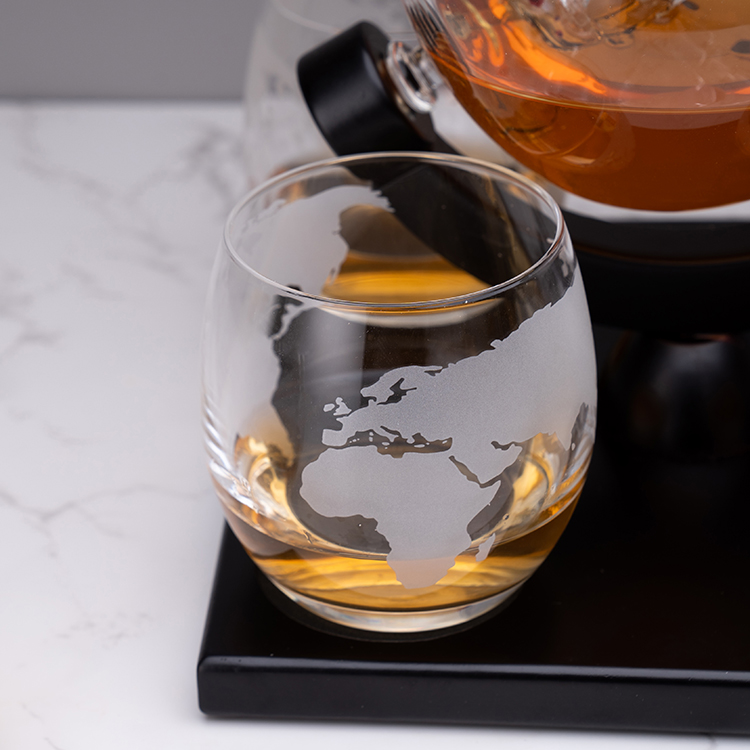 Penjualan Pabrik Set Botol Wis - Decanter Globe Set ulasan dan harga