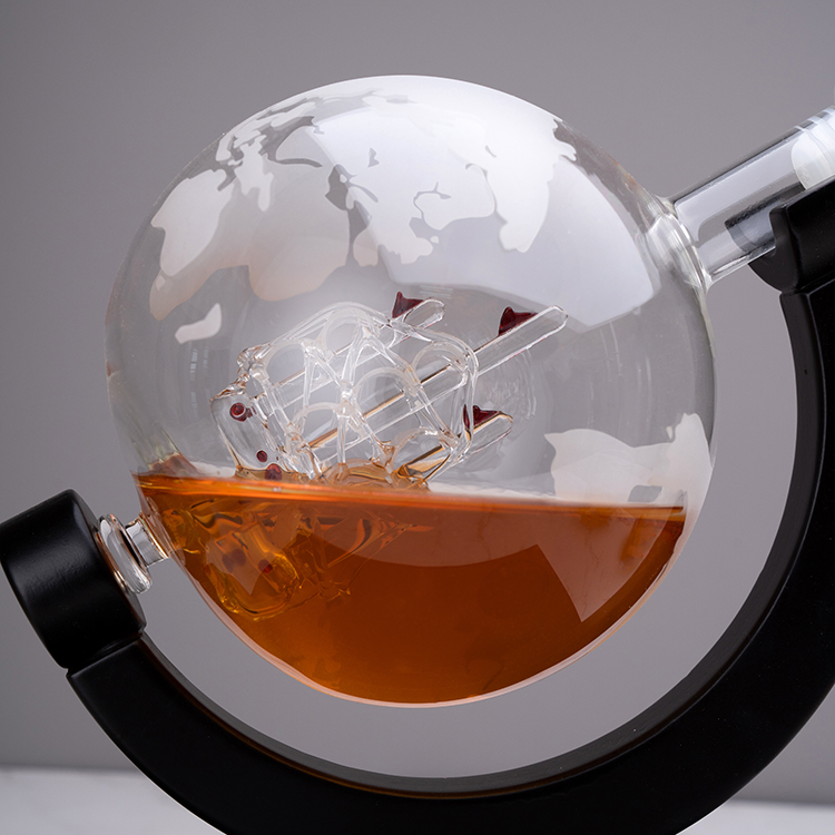 Penjualan Pabrik Set Botol Wis - Decanter Globe Set ulasan dan harga