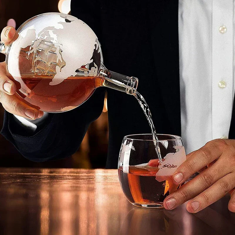 Set Dekanter Globe Kreatif den - Decanter Globe Set ulasan dan harga