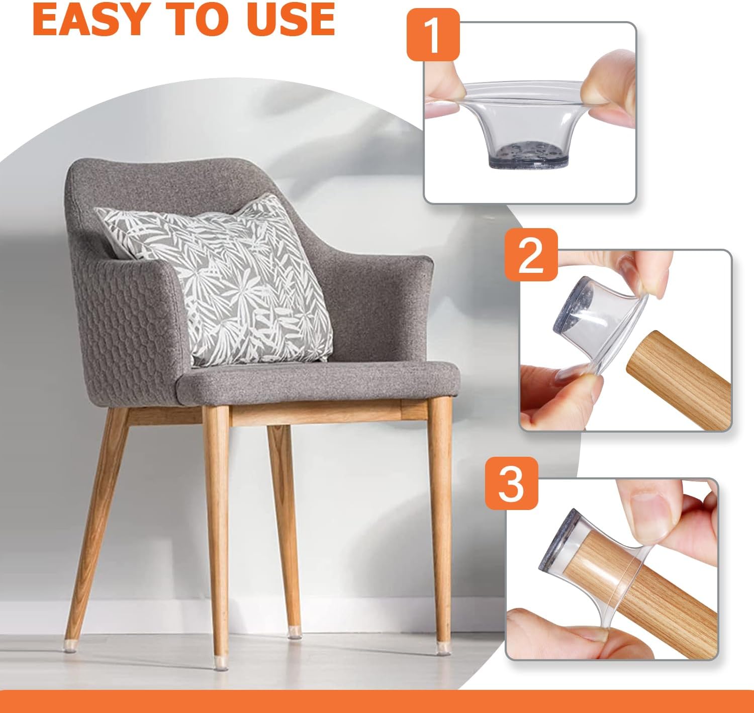 20 Buah-Pelindung Kaki Kursi E - Home Bar Stools ulasan dan harga