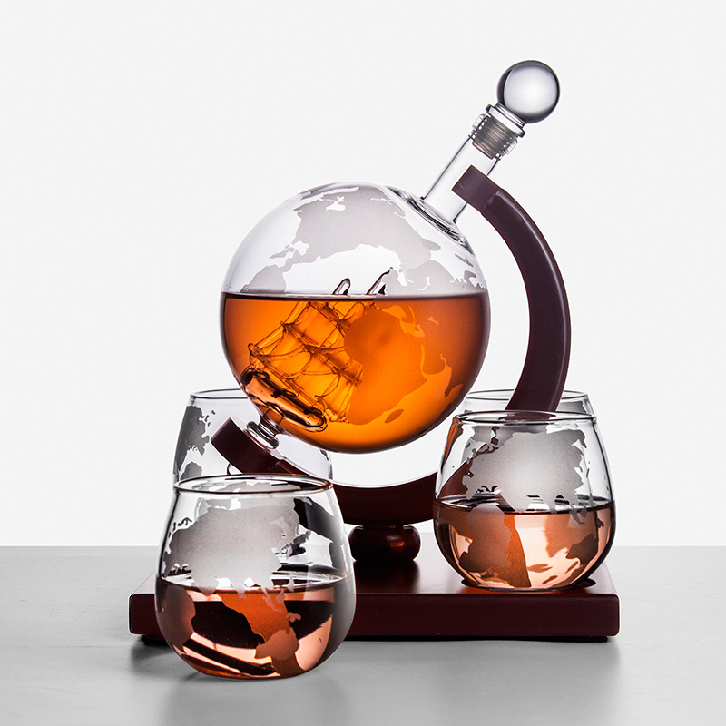Globe Decanter Kreatif Botol A - Decanter Globe Set ulasan dan harga