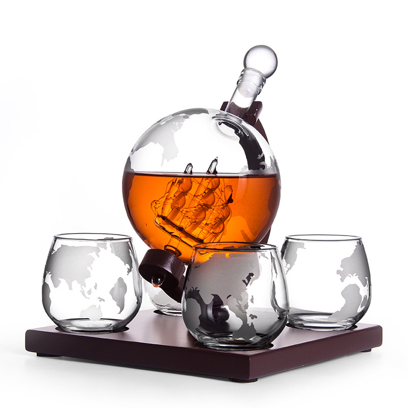 Globe Decanter Kreatif Botol A - Decanter Globe Set ulasan dan harga