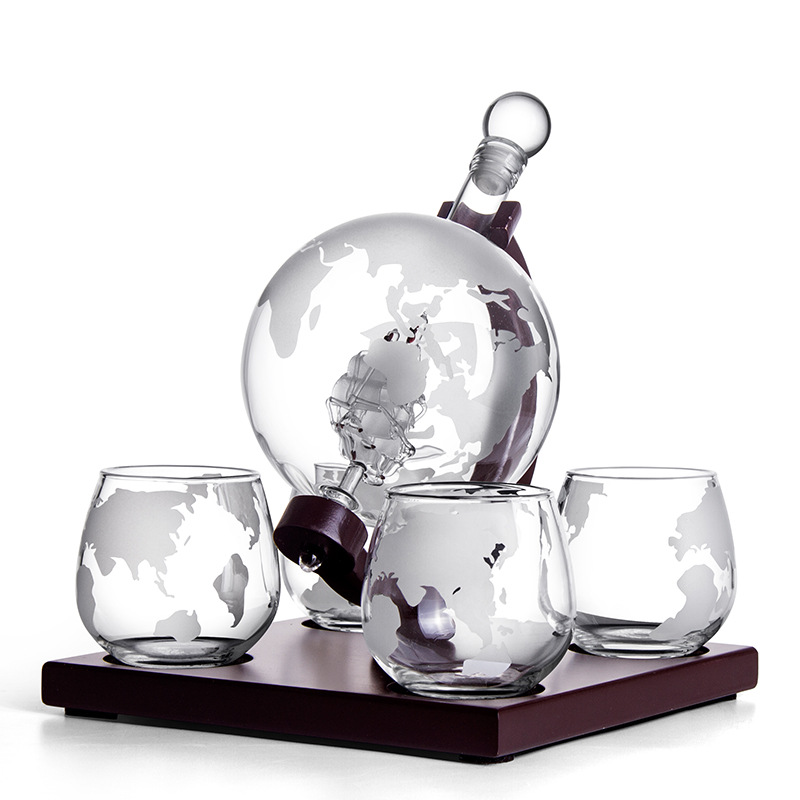 Globe Decanter Kreatif Botol A - Decanter Globe Set ulasan dan harga