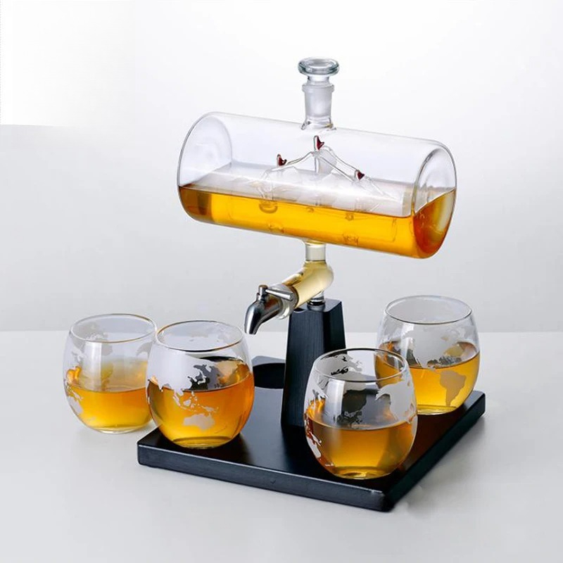 Dekanter Wiski Bentuk Antik Se - Decanter Globe Set ulasan dan harga