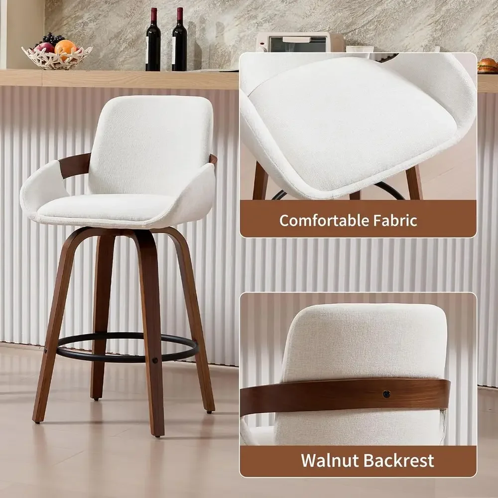 Kursi Bar Putar Berbahan Kain  - Home Bar Stools ulasan dan harga