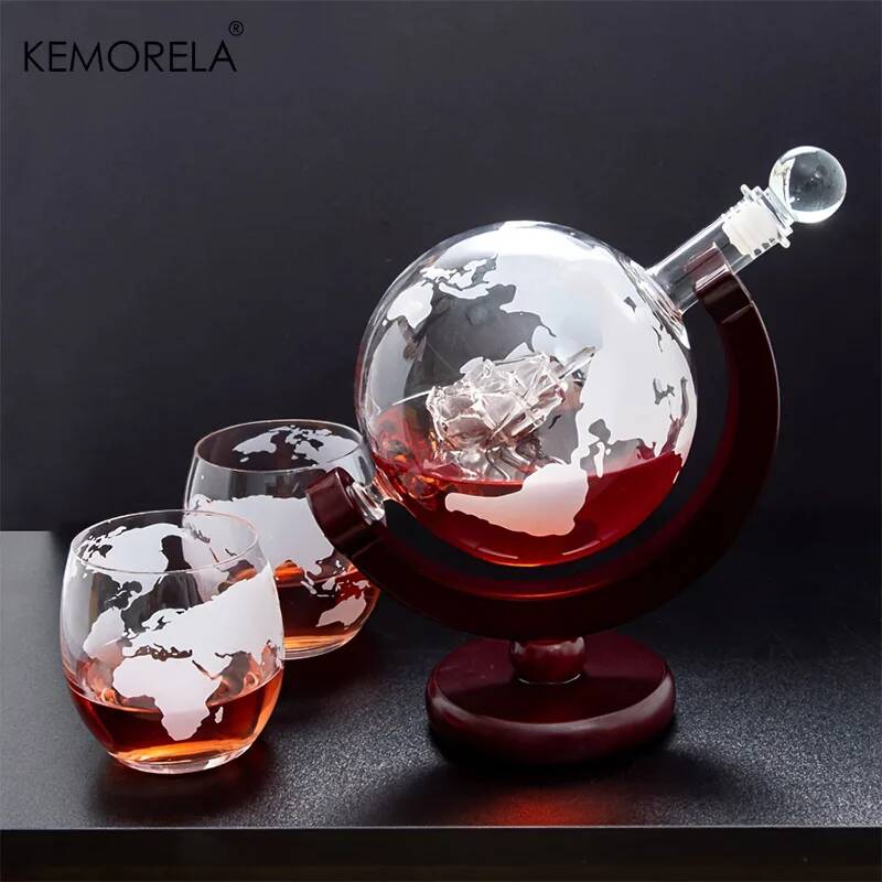 Set Dekanter Wiski Globe 900ML - Decanter Globe Set ulasan dan harga