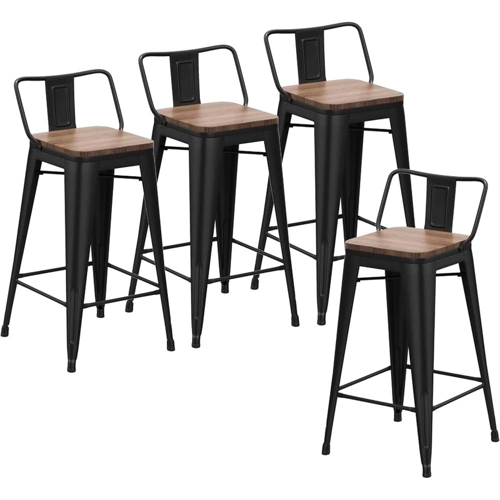 Set Kursi Bar 24 Inci (4 Buah) - Home Bar Stools ulasan dan harga