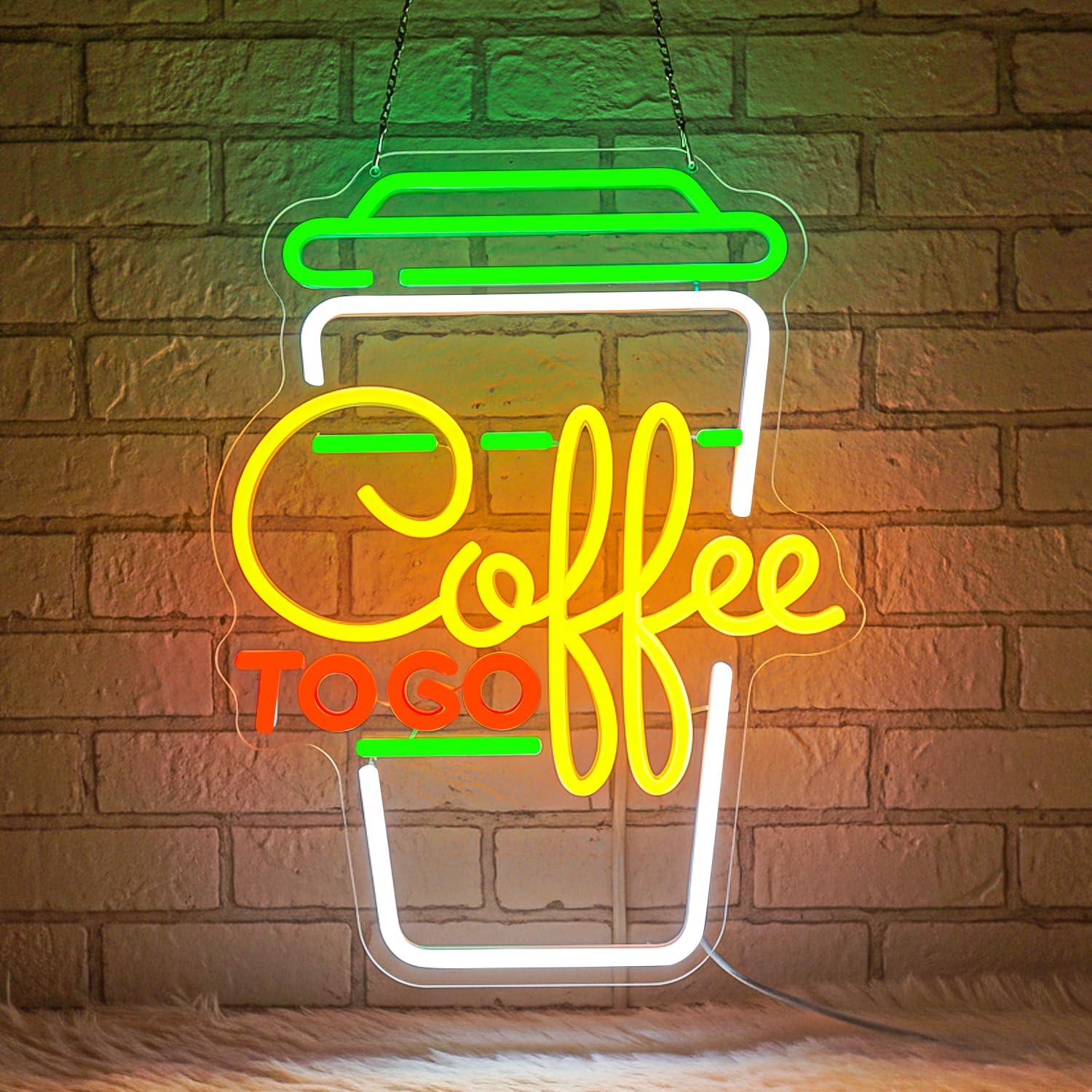 Lampu LED Neon Sign Kopi USB y - Home Bar And Kitchen ulasan dan harga