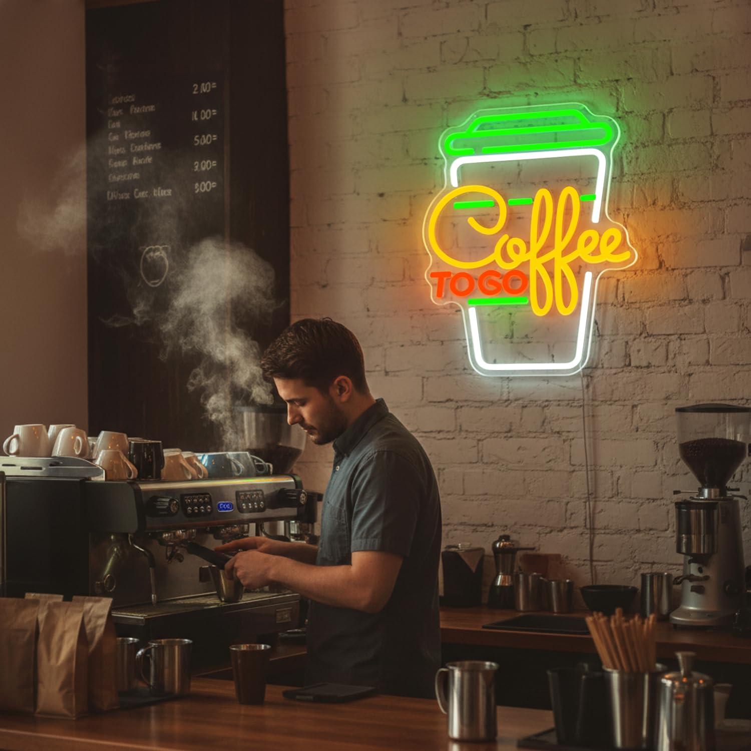 Lampu LED Neon Sign Kopi USB y - Home Bar And Kitchen ulasan dan harga