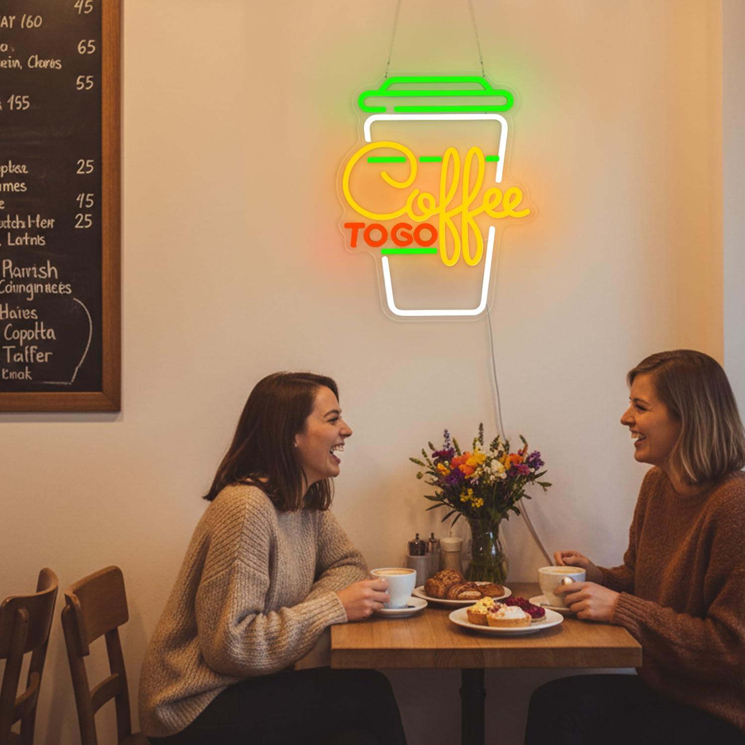 Lampu LED Neon Sign Kopi USB y - Home Bar And Kitchen ulasan dan harga