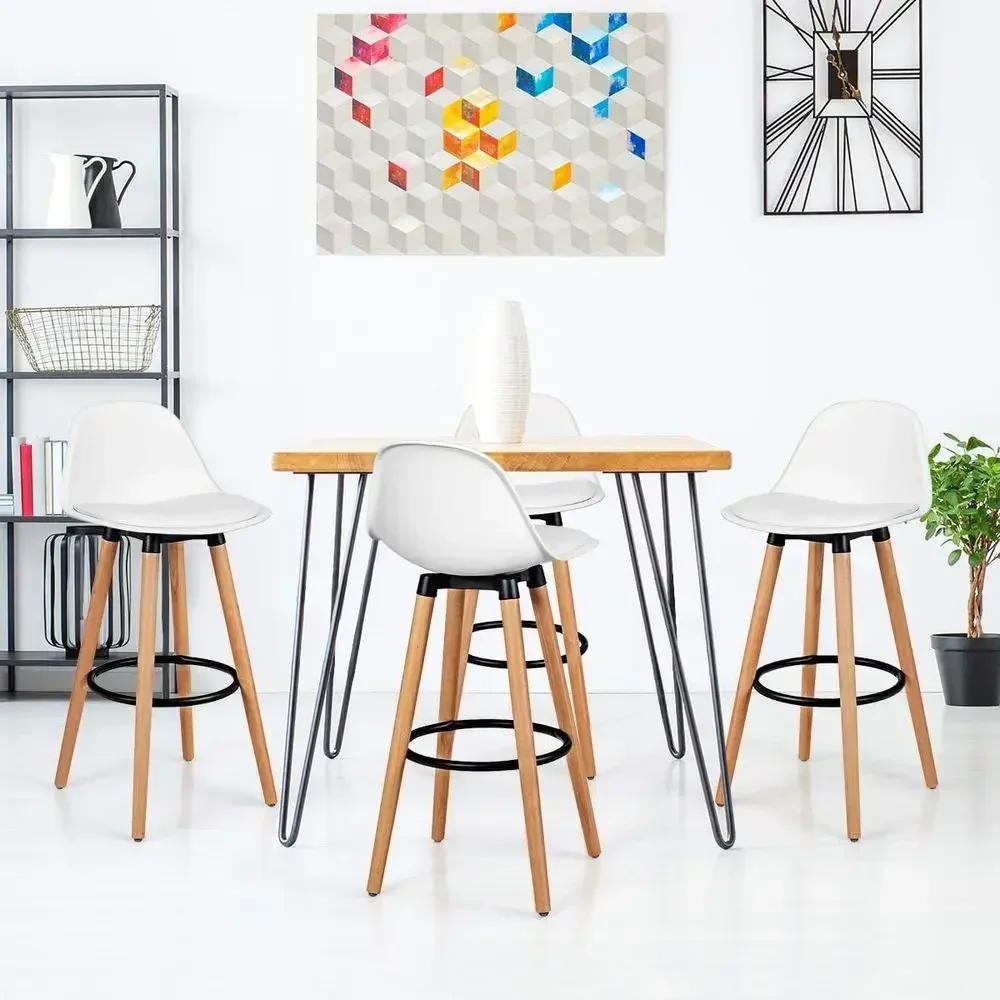 Set 4 Kursi Bar dengan Jok Kul - Home Bar Stools ulasan dan harga