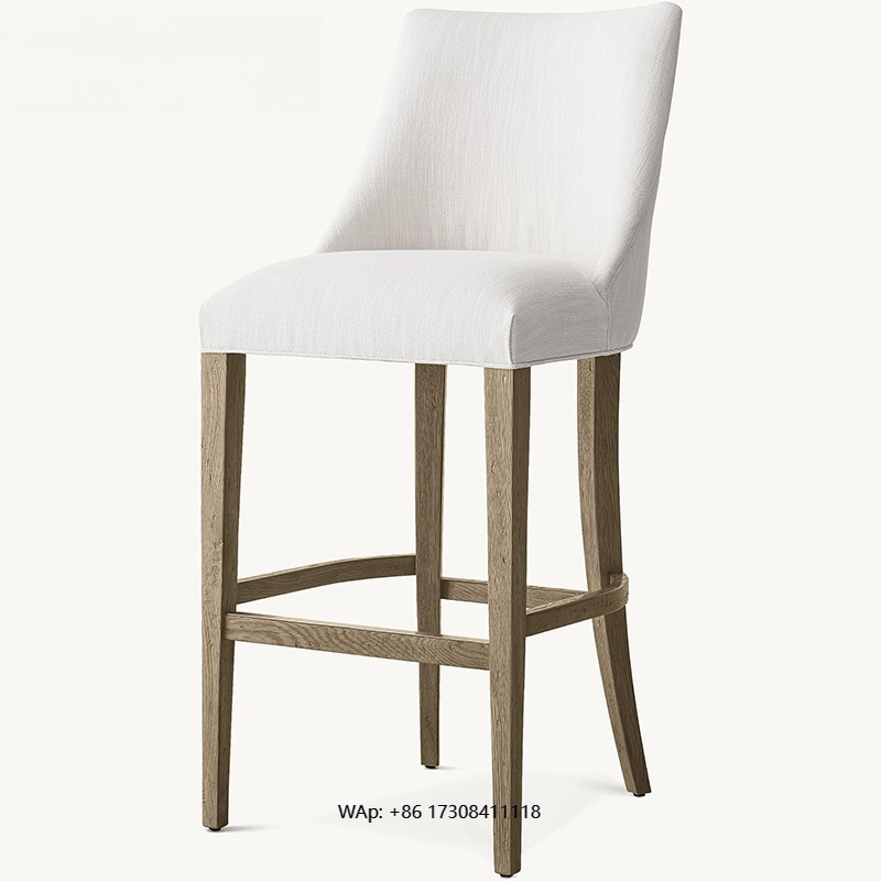 Kursi bar kayu solid mewah rin - Home Bar Stools ulasan dan harga