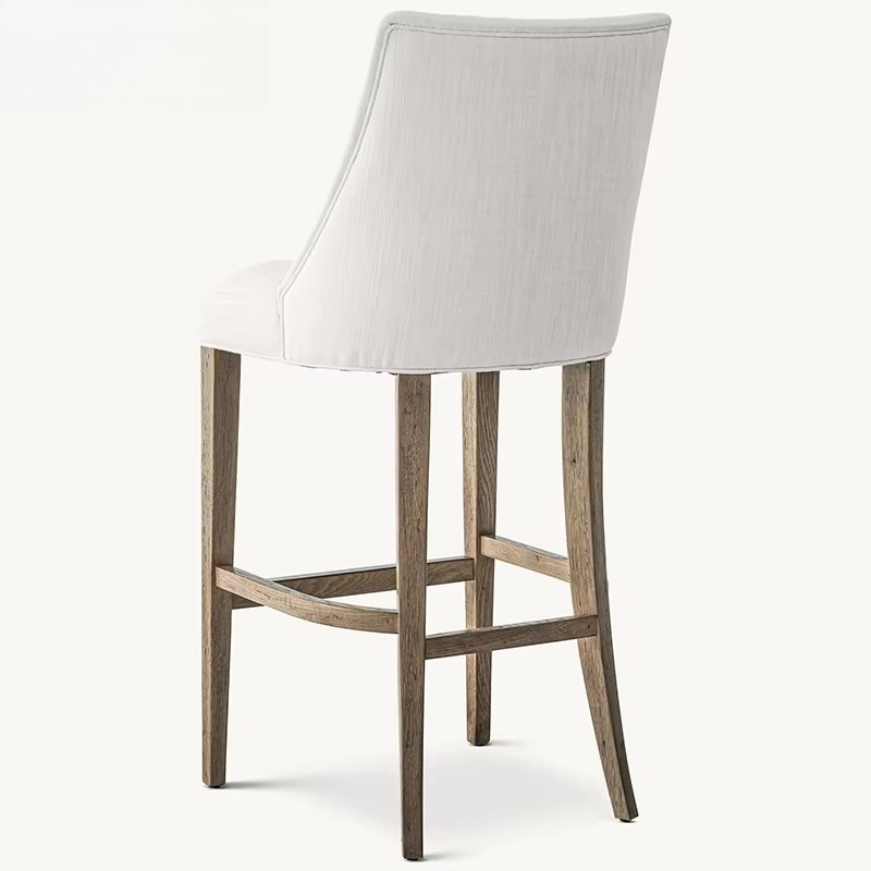 Kursi bar kayu solid mewah rin - Home Bar Stools ulasan dan harga