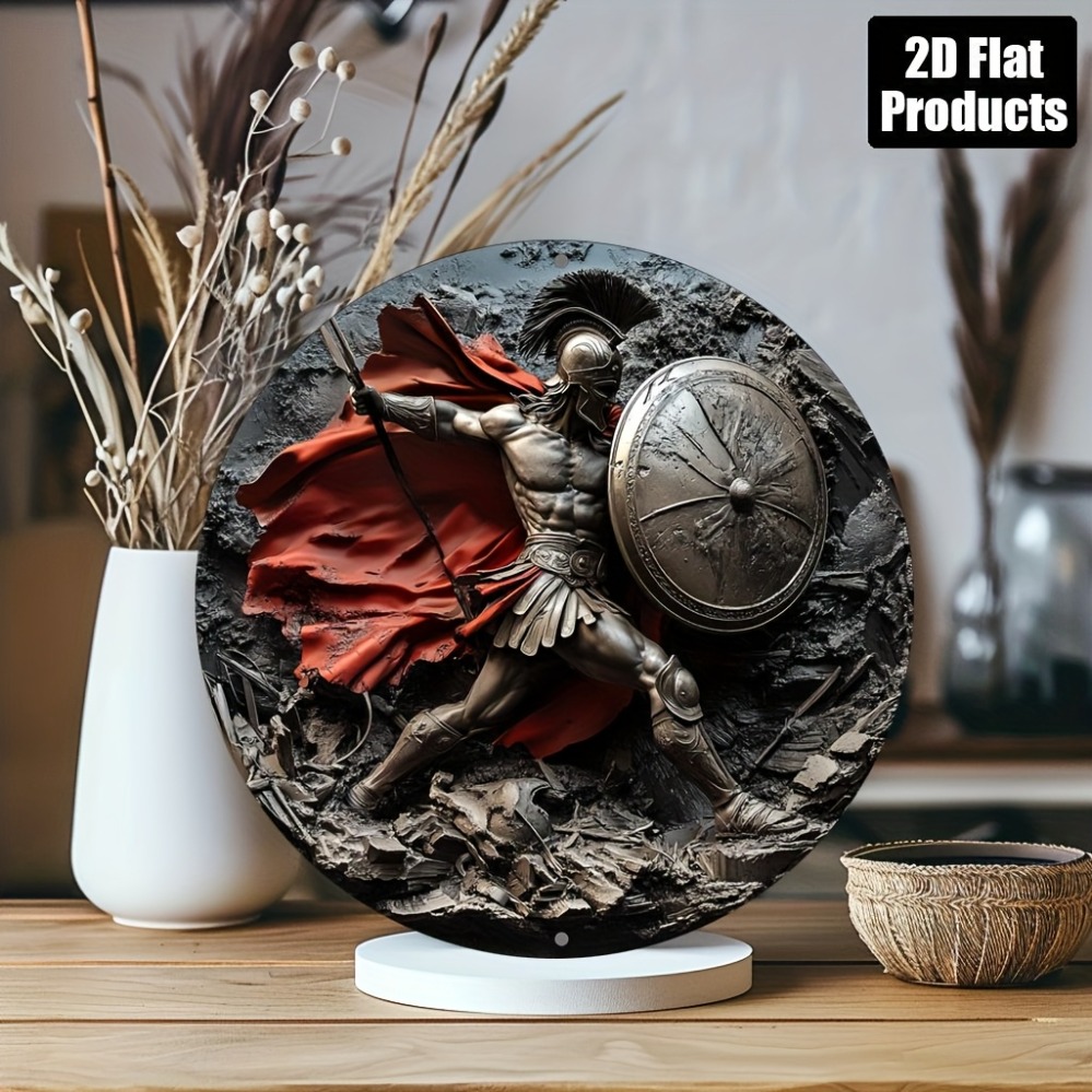 Spartan Warrior Round, Hadiah  - Home Bar And Kitchen ulasan dan harga