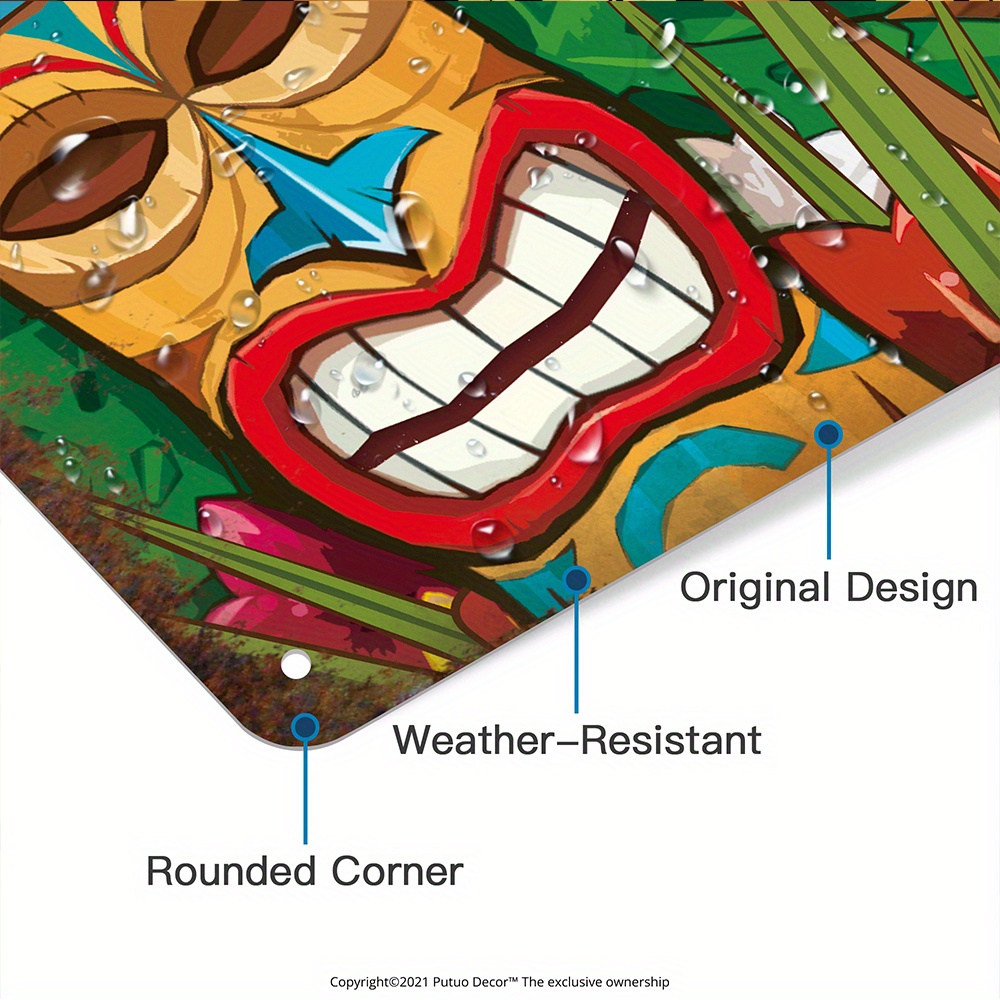 Papan Tanda Bar Tiki Dekorasi  - Home Bar And Kitchen ulasan dan harga