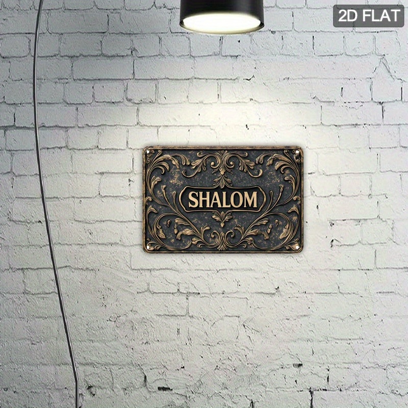 CIFBUY Vintage Shalom Aluminiu - Home Bar Signs ulasan dan harga