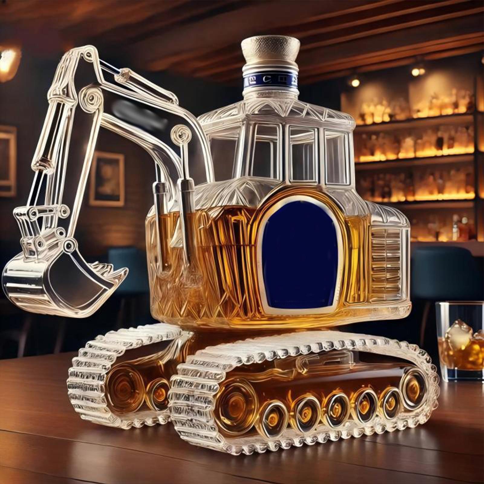 Decanter Whiskey Excavator Hea - Home Bar Supplies ulasan dan harga