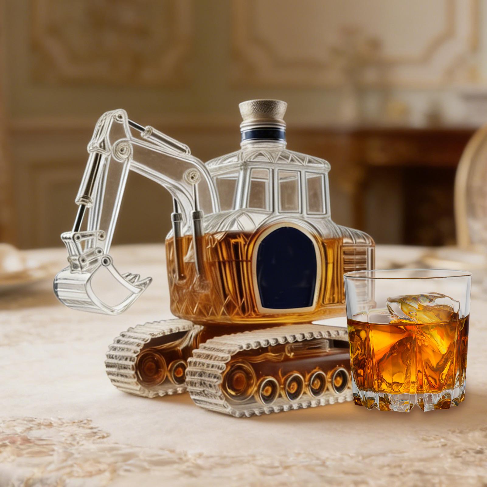 Decanter Whiskey Excavator Hea - Home Bar Supplies ulasan dan harga