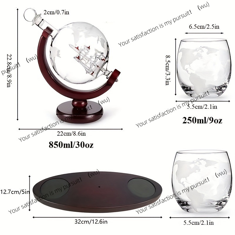 Set Dekanter Whiskey Bentuk Gl - Decanter Globe Set ulasan dan harga