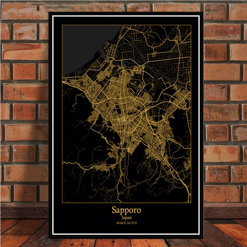 Poster Cetak Amsterdam Tokyo B - Home Barcelona ulasan dan harga