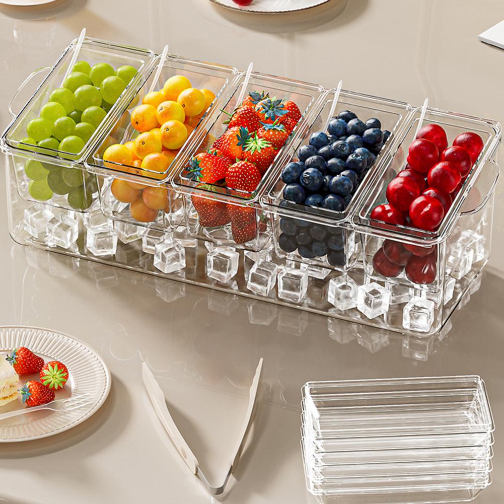 Set Perlengkapan Sajian Taco B - Garnish Tray Set ulasan dan harga