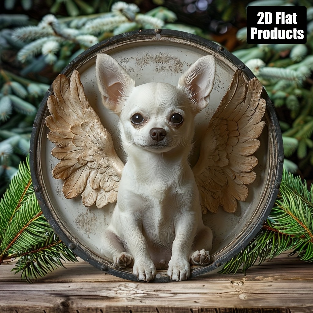 2D Flat, 1pc, Tema Chihuahua,  - Home Bar And Kitchen ulasan dan harga